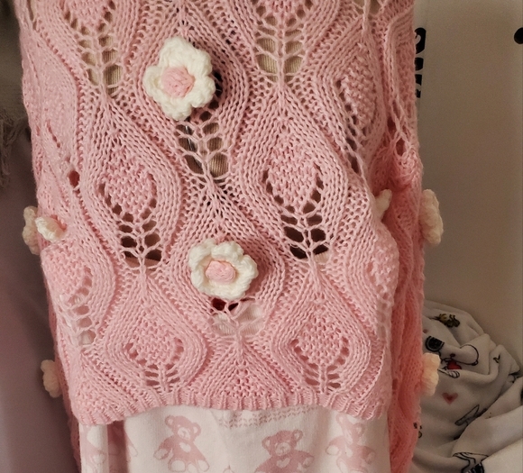 F21 open knit sweater - Picture 6 of 9